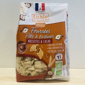 Céréales fourrées noisettes et chocolat - BIO - 375g