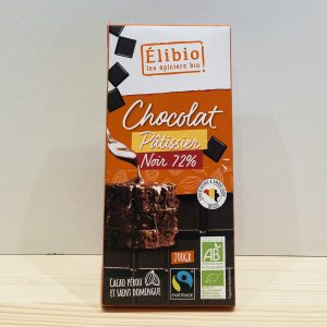 Chocolat noir dessert 72% - BIO - 200g