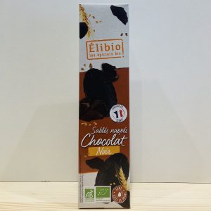 Sablés nappés chocolat noir - BIO