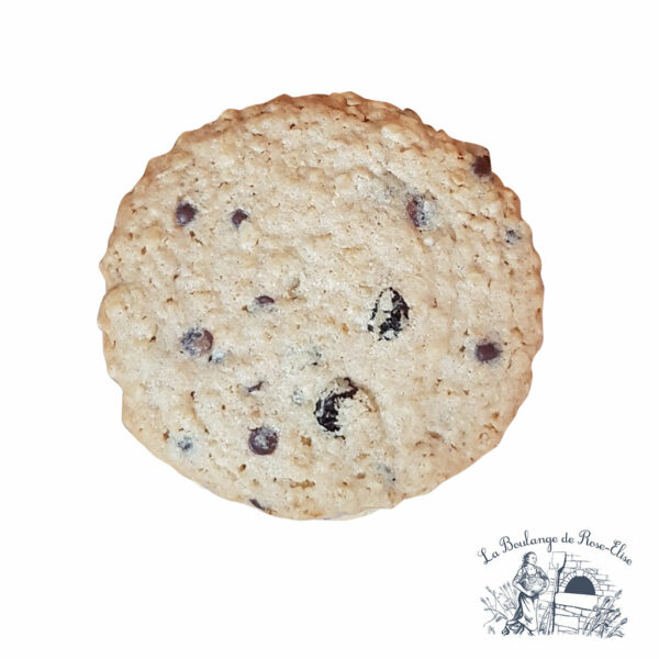 Cookie Raisin/Chocolat (assez grand, une pièce) - BIO - BRE